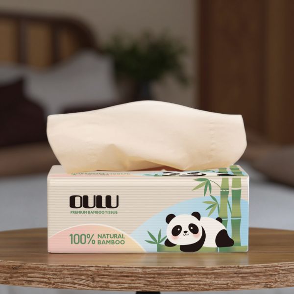 OEM 100% Virgin Bamboo Pulp Soft & Hard Daily Facial Tissue Box Tissue 2/3/4 Ply Wholesale Discount