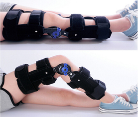 Metal hinged orthopedic knee pads - KB03