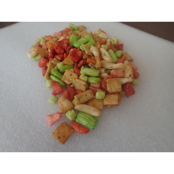 Bocados orientales des alta temperatura del arroz del arroz de los bocados gastrónomos de la galleta