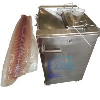 Máquina elétrica de descascar peixes de salmão multifuncional 15-30pcs/min