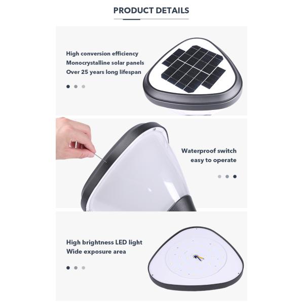 IP65 Waterproof Outdoor Solar Fence Lights With 3.2V 8000mAh Battery