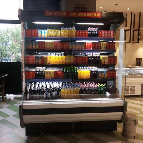 2M 1896W Supermarket Refrigeration Equipments For Fruit