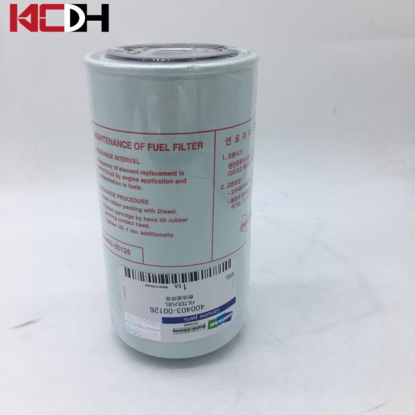 Части двигателя экскаватора Doosan DX150 DX215-9 запасные заправляют топливом фильтр 400403-00126