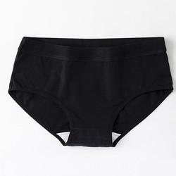Brief Womens Hipster Cotton Panties Solid Pattern Plus Size Antibacterial