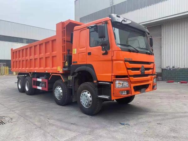                  Used Dump Truck HOWO 375 8*4 LHD, Used HOWO 371 12 Wheels Secondhand Sinotruk China Brand Made in 2020             