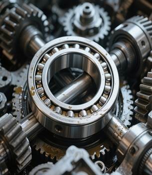 Chrome Steel NJ208EM Cylindrical Roller Bearing for Engineering Machinery