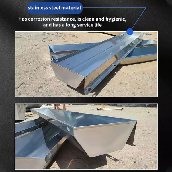 Cheap Factory Price 201 Stainless Steel Livestock Piglet Fodder Trough Pig Feeder Feeding for Pig Farm Equipment