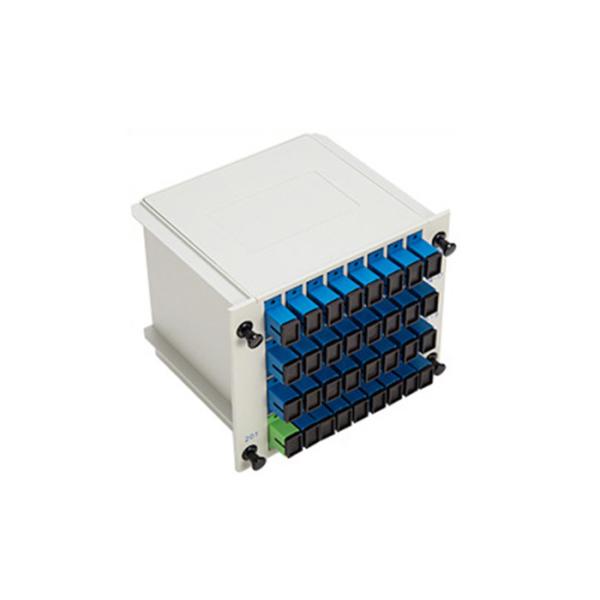1 In 32 Out PLC Fiber Optic Splitter 1x32 Plug In Type PLC With SC Connector