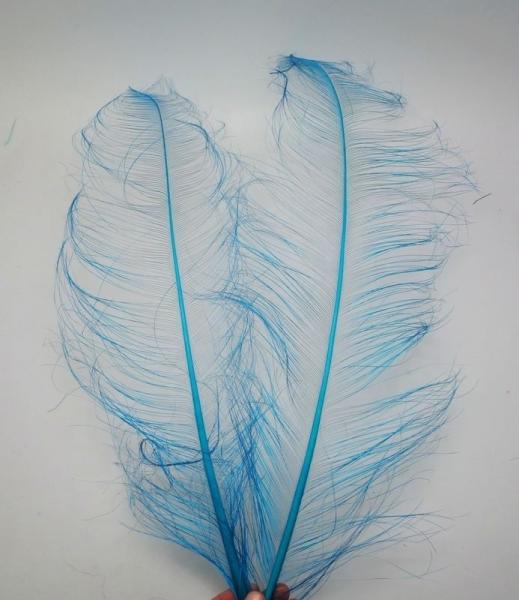 Handmade Multi Colored Millinery Feather Burnt Ostrich Plumes Feather 50-55cm
