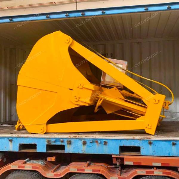 Небольшой беспроводной двухстворчатый грейферный ковш 3cubic самосхвата дистанционного управления измеряет