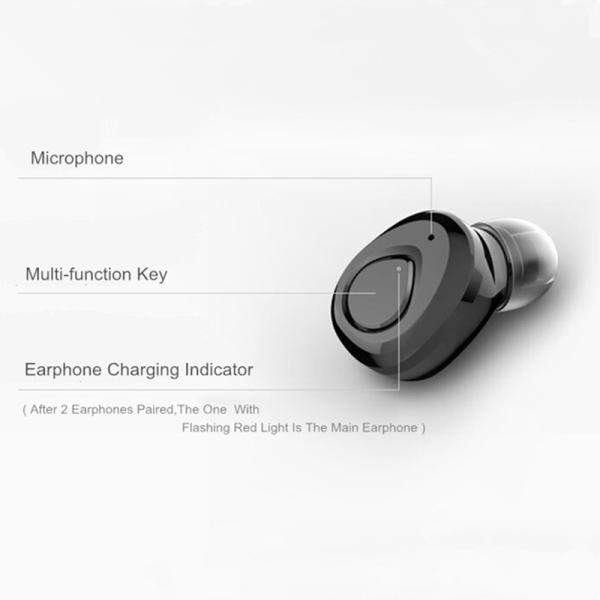 Беспроводные наушники хэндс-фри Earbuds шлемофонов X18 наушников Bluetooth наушников бесшнуровые резвятся телефоны наушника с Mic