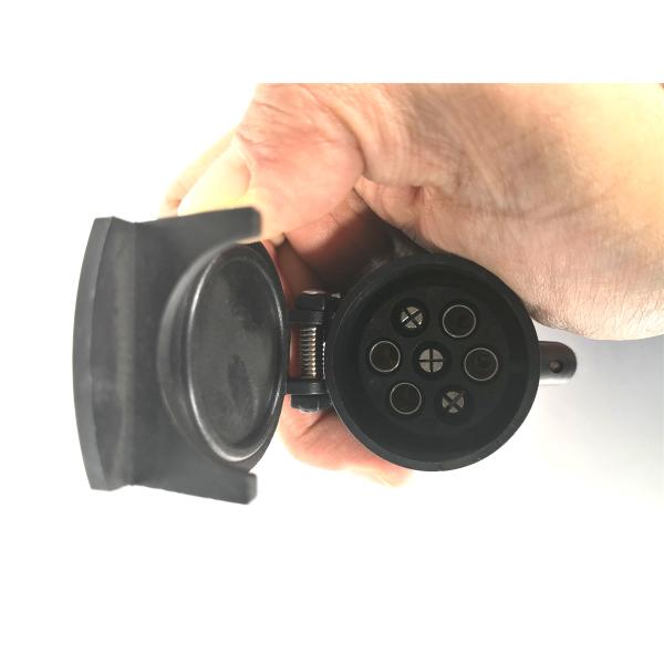 OEM Standard Trailer Plug Socket Black Waterproof European Type