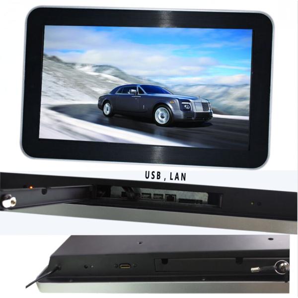 Super Wide Wall Mount Lcd Display / Interactive Digital Signage Touch Screen Advertising Board