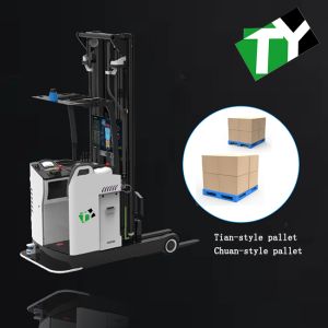Intelligent Unmanned Forklift with 0º-40º Operating Temperature Wi-Fi And 5G LTE Communication and 8h Endurance Time