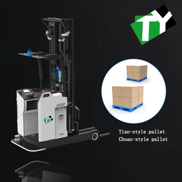 Intelligent Unmanned Forklift with 0º-40º Operating Temperature Wi-Fi And 5G LTE Communication and 8h Endurance Time