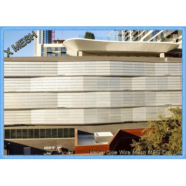Façade architecturale nid d'abeille perforé en acier inoxydable en tôle