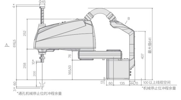 600mm Arm length Scara Industrial Robot , Robots With Vision ARP10 Series