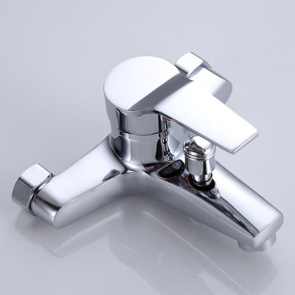 Zinc Alloy Chrome Finish Bathroom Bathtub Mixer Shower Faucet with Hot and Cold Water