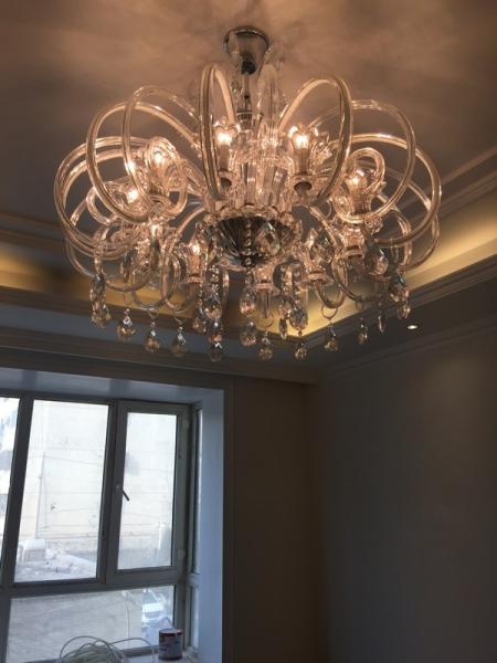 Venetian glass chandelier dining room Foyer Lighting (WH-CY-92)