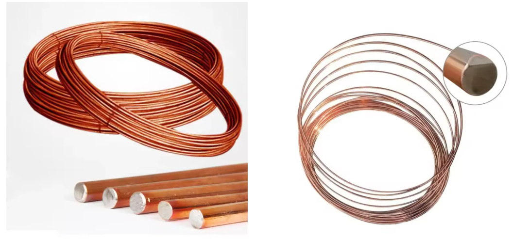 10mm-16mm Copper Bonded Steel Round Wire for Wind Plant