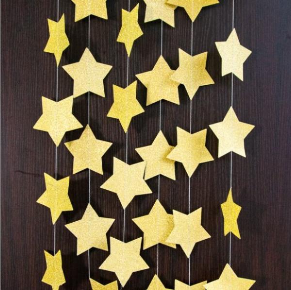 Five-Pointed Star Pull Flower Star Hanging Ornaments Decoration