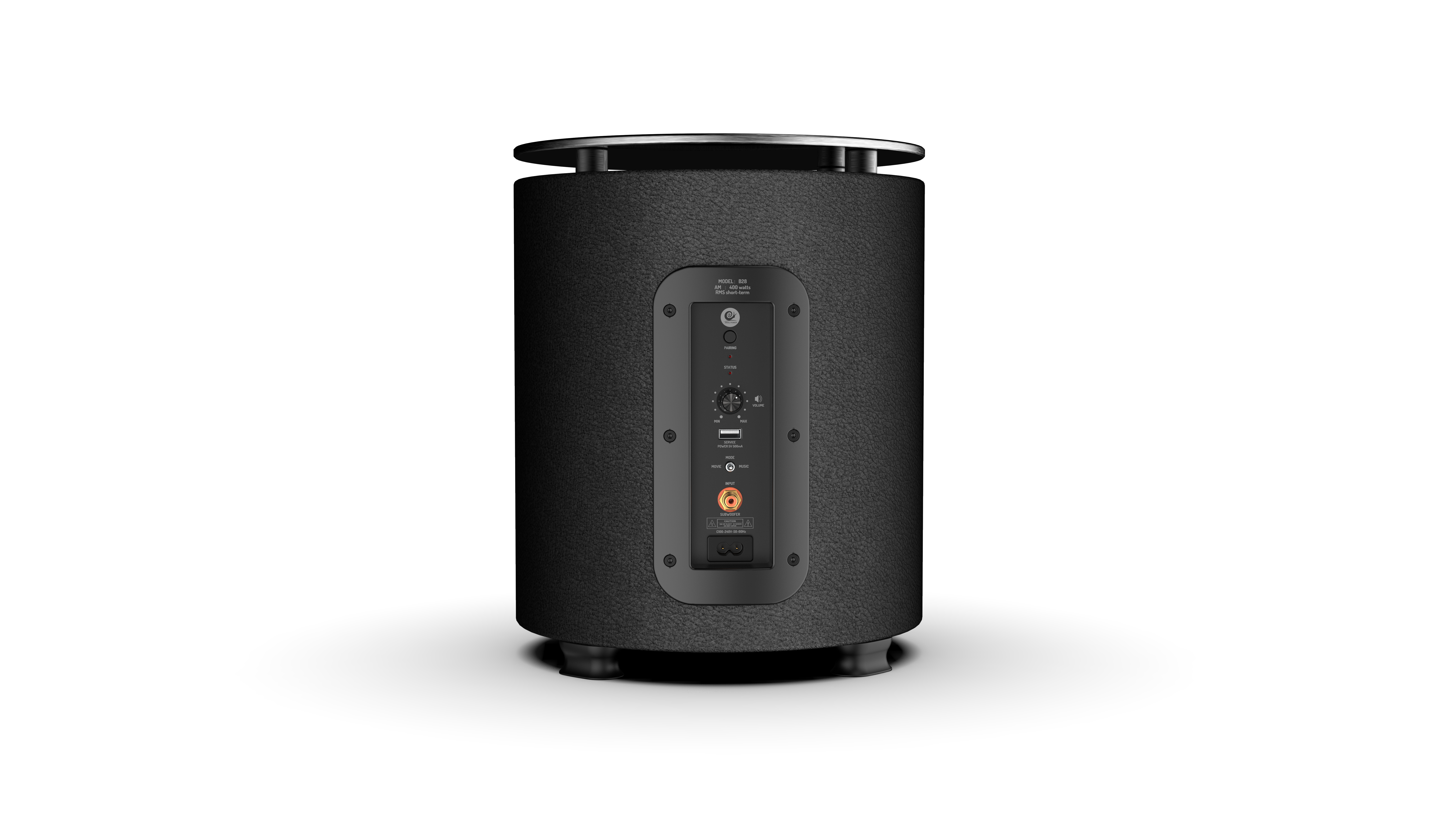 B28 Dual 8-Inch Active Home Theater Subwoofer 400W 110dB DSP Bass
