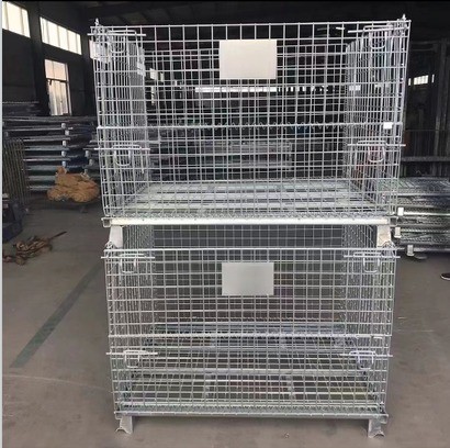 Advantage Easily Installation Metal Rolling Storage Cage for Warehouse Organizatio