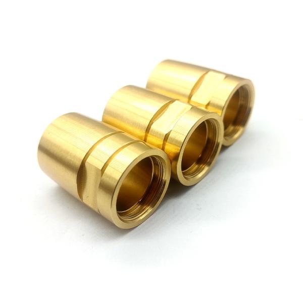 Custom Precision CNC Machining Parts Brass Lathe Parts 0.01mm Tolerance