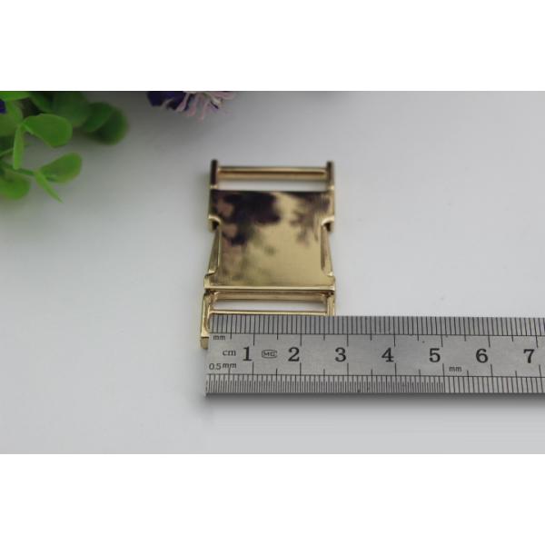 1 inch Hardware gold metal side quick release curved buckles for pet dog collar
