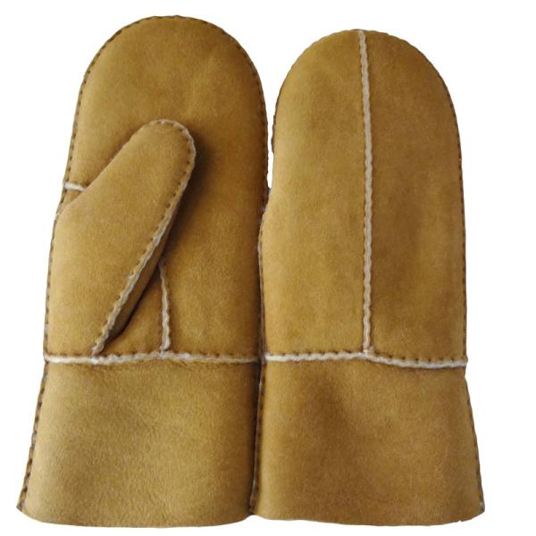 Classic Style Spanish Merino Double Face leather gloves mittens