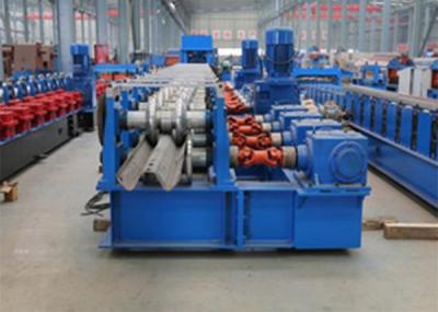 Highway Guardrail Roll Forming Machine Electrical Automatic Control 0 - 15000 mm / min Forming Speed