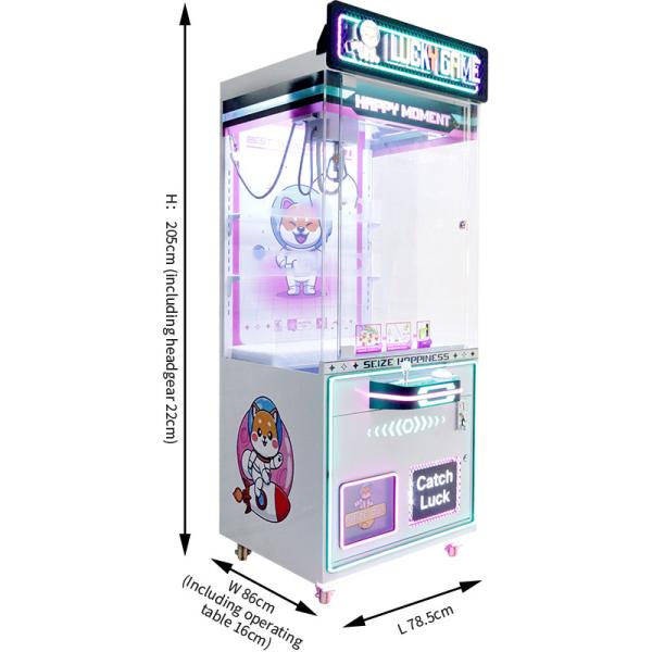 Deluxe Claw Game Machine Glittery Exterior