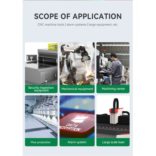 Feu de signalisation d'avertissement de tour personnalisé à une seule couche et à trois couleurs LED