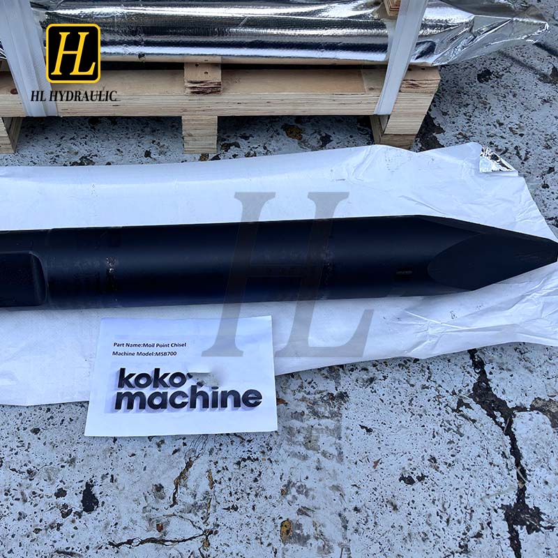 MSB700 Moil Point Chisel for Hydraulic Breaker Hammer Spare Parts