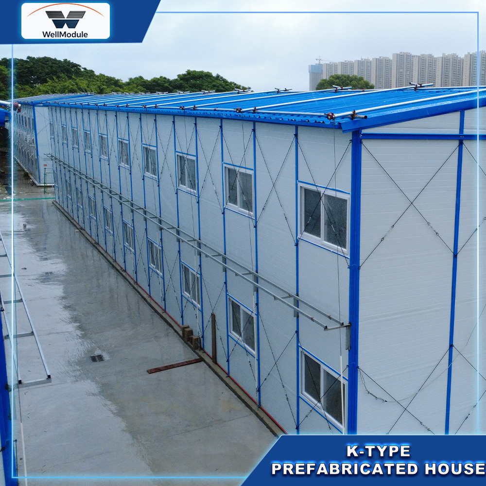K Type Prefab House Manufacturer Offering Customized Modular Buildings for Commercial Space, Site Office and Residential Applications