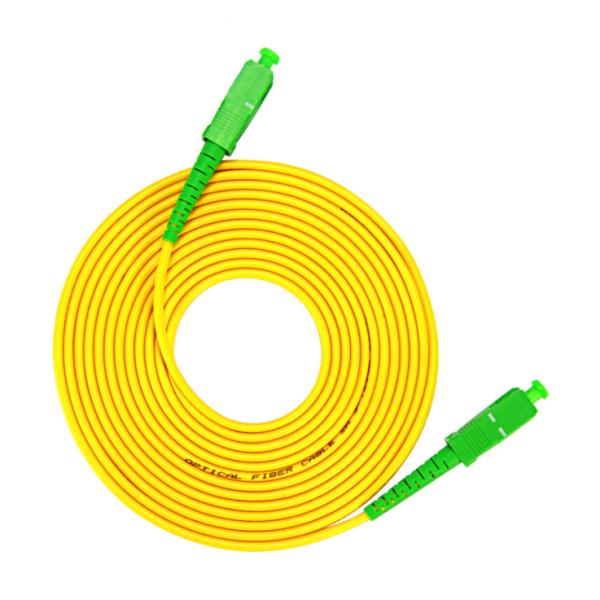 Single Mode G657A SC UPC APC Fiber Optic Patch Cord for Indoor Outdoor FTTH Network