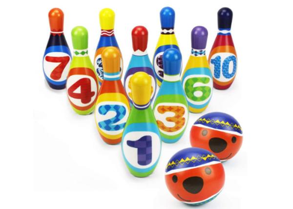 7  Foam Material Kids Bowling Play Set Children's Play Toys Indoor Sports Age 2