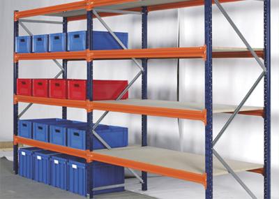 Multi - do sistema longo do racking do período da série o armazenamento de aço arquiva o revestimento alaranjado