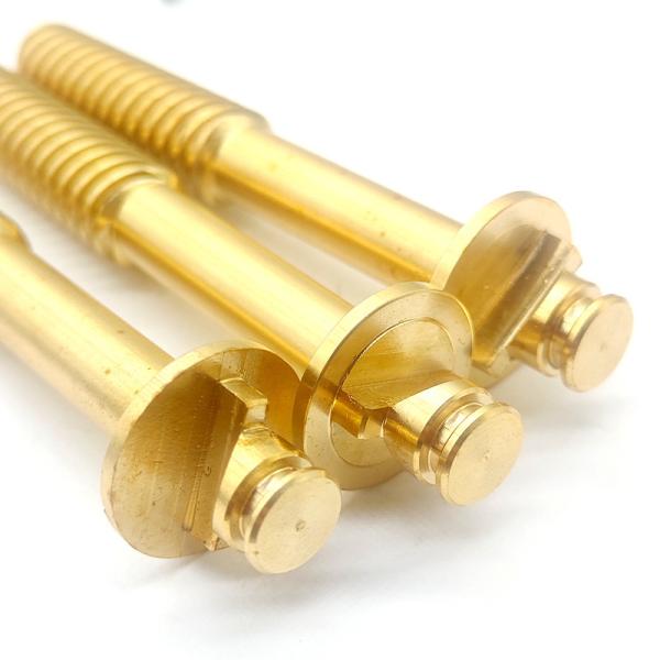 Gold Colored CNC Machining Services Head Bolts For Motorcycle Car Conversions M8 Bolts