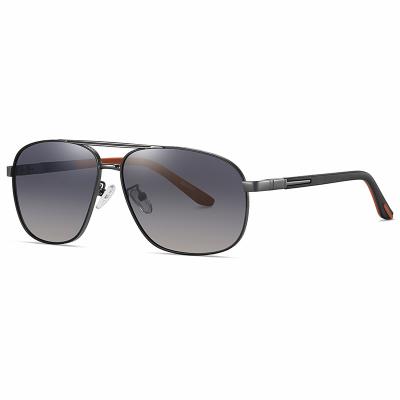 Custom metal polarized sunglasses 5.70 Inches , Men Women Universal Eyewear