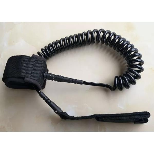 Retention Device Coiled Security Tethers , Tactical Pistol Sling With Belt