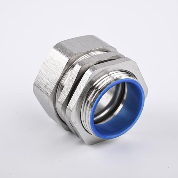Rubber Seal Waterproof Cable Gland Electrical IP65 Cable Gland Through Type