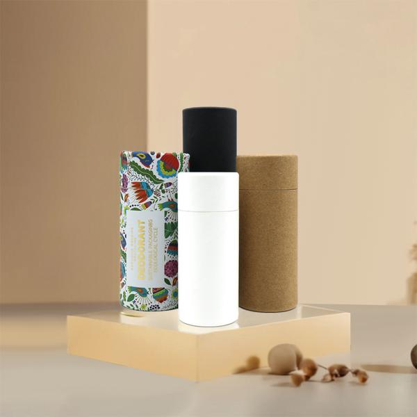 Cosmetic Push Up Paper Tube Cylinder Lipstick Paper Tube Packaging