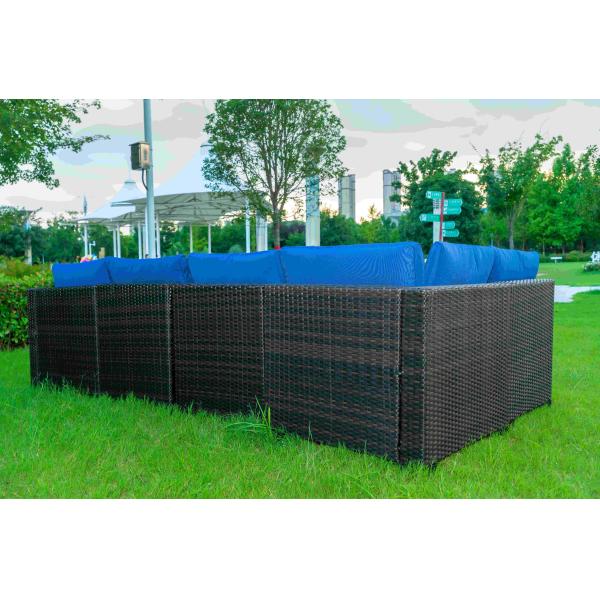 Garden Sofa Set Outdoor Furniture Steel Modern Sofa Dining Residential Multifunctional Plastic Rattan Patio Luxury