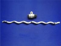 Grupo pré-formado galvanizado da suspensão de 1043mm ADSS fibra de aço