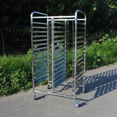 Heavy Duty Stainless Steel Bakery Cooling Rack Trolley Cooling Pan Car With Wheels
