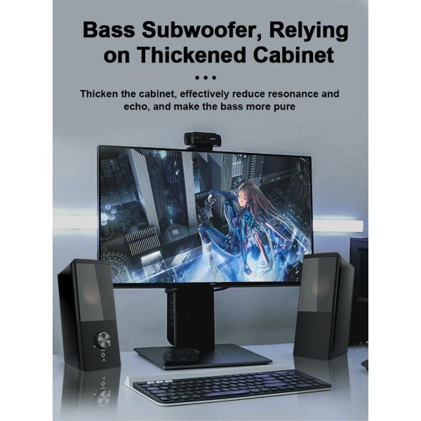 Altavoces envolventes para TV con altavoz multimedia 2,0 ampliamente compatibles 60Hz-20KHz