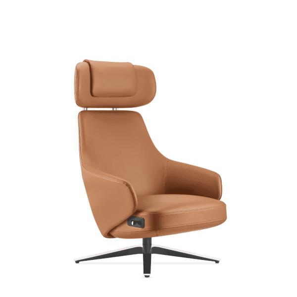 Executive Recliner Chair PU Leather Ergonomic High Back Lounge Seating DOHA