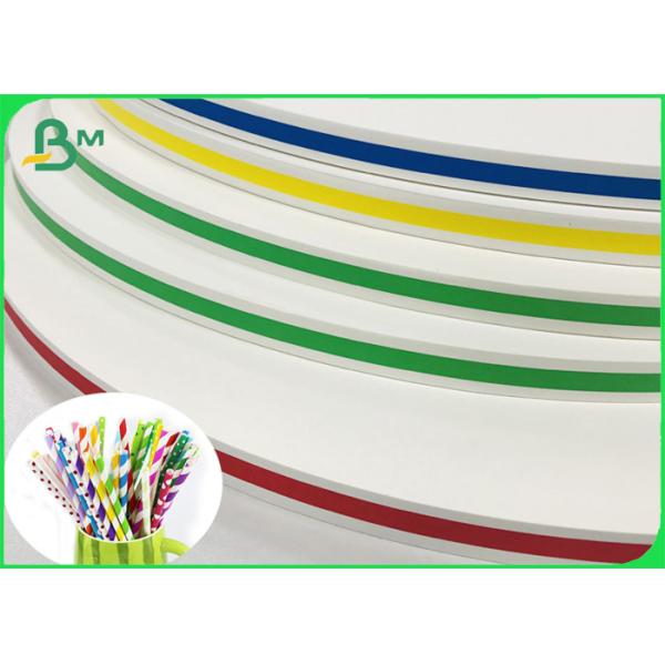 13.5 mm 14 mm Width White Kraft Paper Making Straws FDA Approved