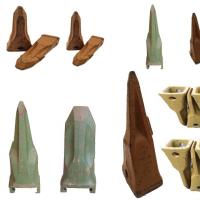 para excavadora pc200 peças de desordem balde dente dentes fortes